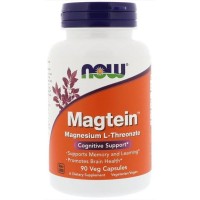 Magtein L treonato de magnésio 90 Veg Capsules NOW Foods