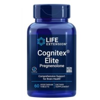 Life Extension Cognitex Elite, Pregnenolone, 60 veg tablets