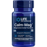 Calm-Mag, Magnesium Acetyl Taurinate, 30 Vegetarian Capsules Life Extension