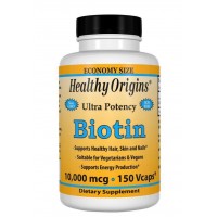 Biotin 10000mcg 150vcaps Healthy Origins
