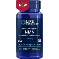 Life Extension, NMN Nicotinamide Mononucleotide 300 mg, 90 vegetarian capsules