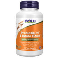 Probiotic-10 Bifido Boost, 90 Veg Capsules Now foods