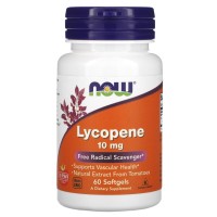 Lycopene, 10 mg, 60 Softgels Now foods