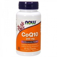CoQ10 200mg 60 Veg Capsulas NOW Foods