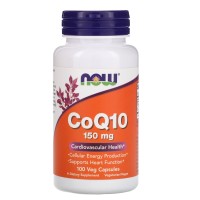 CoQ10, 150 mg, 100 Veg Capsules Now foods