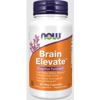Brain Elevate 60 vegcaps NOW Foods