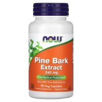 Pine Bark Extract, 240 mg, 90 Veg Capsules Now