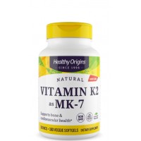 Vitamina K2 as MK-7 100mcg 180 Veggie Softgels HEALTHY Origins