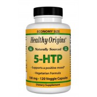 5 HTP 100mg 120 veggie capsules Healthy Origins  validade: 12/2021