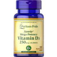 Vitamina D3 10.000 IU 100 softgels PURITANS Pride