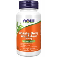Chaste Berry Vitex Extract 300 mg 90 Veg Capsules NOW Foods