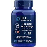 Prenatal Advantage, 120 easy-to-swallow Softgels Life Extension