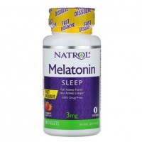 Melatonina 3mg FD sublingual 90tablets NATROL vencimento 10/2021
