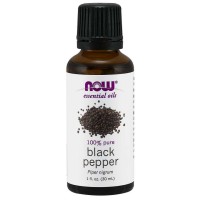 Óleo essencial de Black Pepper Pimenta preta 1oz 30ml NOW Foods