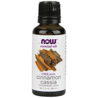 Óleo essencial de canela cassia Cinnamon Cassia  1oz 30ml NOW Foods