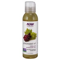 Óleo de uva Grapeseed oil 4 oz 118ml NOW  validade:06/2022