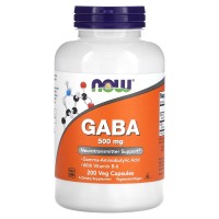 GABA With Vitamin B-6, 200 Veg Capsules