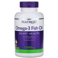 Omega 3 Fish Oil 1000mg 90s Sabor: Limão NATROL 