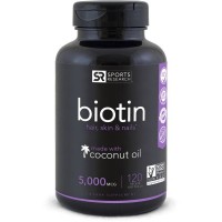 Biotin 5000mcg 120  Veggies Softgel SPORTS Research