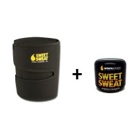 Cinta Neoprene para Perna Amarela + Sweet Sweat 99g