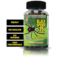  Black Spider termogênico 100 Caps - Cloma Pharma