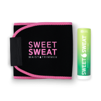 Sweet Sweat Stick 6.4 Oz + Waist Trimmer-Pink-Citrus Mint-L