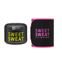 Sweet Sweat Jar 3.5 Oz + Waist Trimmer-Pink-XL-Original