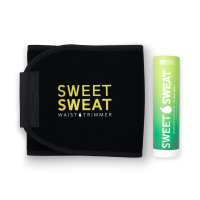 Sweet Sweat Stick 6.4 Oz + Waist Trimmer-Citrus Mint-Yellow-M