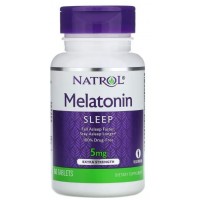 Melatonina 5mg 60 tablets NATROL vencimento 12/2021