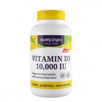 Vitamina D3 10000 IU 360 softgels HEALTHY Origins